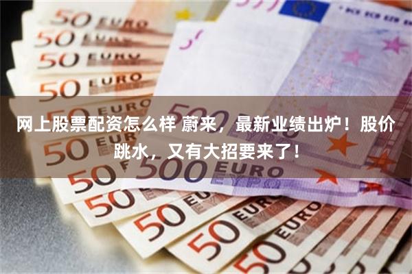 网上股票配资怎么样 蔚来，最新业绩出炉！股价跳水，又有大招要来了！
