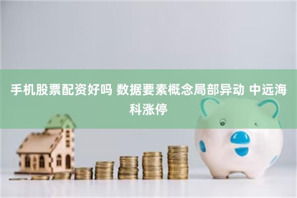 手机股票配资好吗 数据要素概念局部异动 中远海科涨停