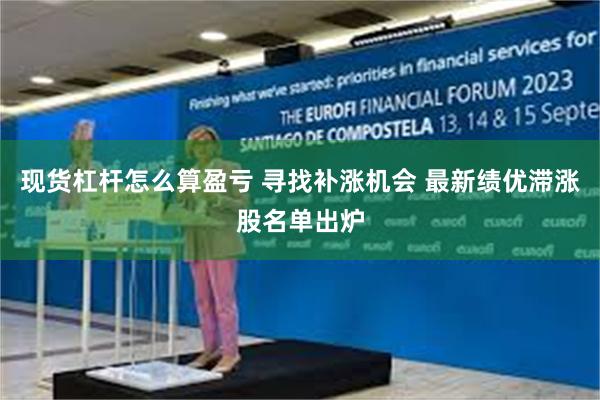 现货杠杆怎么算盈亏 寻找补涨机会 最新绩优滞涨股名单出炉